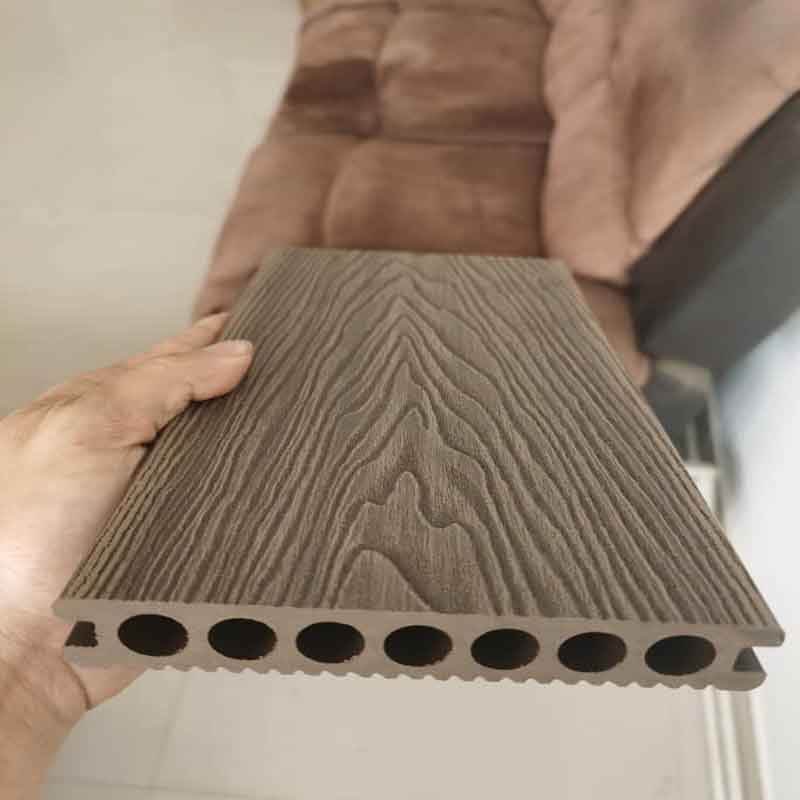 3D embosovaná drevená kompozitná podlaha WPC