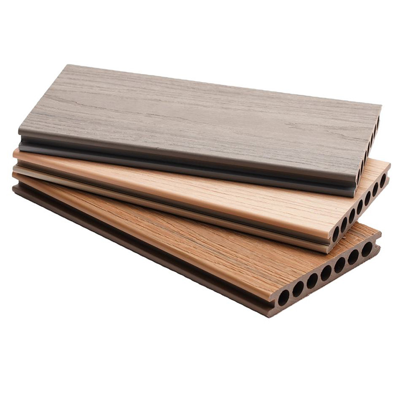 3D reliéfna drevená kompozitná drevená plastová podlaha je pevná a odolná